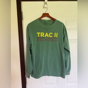 2 for $15 sale: Authentic pigment green Long Sleeve t-shirt Trac II mount shasta